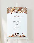MARIGOLD fAll Wedding Welcome Sign Diy Template