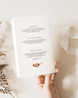 MARIGOLD Fall Wedding Program Template Bifold