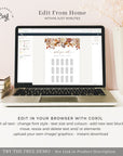 MARIGOLD Find Your Seat Wedding Sign Template