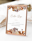 MARIGOLD Printable Wedding Table Sign