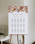 MARIGOLD Find Your Seat Wedding Sign Template