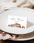 MARIGOLD Fall Wedding Place Cards Printable