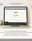MARISOL Sunflower Wedding Invitation Digital
