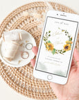 MARISOL Rustic Sunflower Save the Date Digital