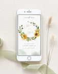 MARISOL Rustic Sunflower Save the Date Digital