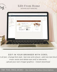 MARIGOLD Boarding Pass Save the Date Template