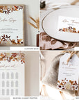 MARIGOLD Boho Fall Wedding Invitation Bundle Template