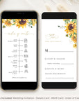 MARISOL Rustic Electronic Wedding Invitation and Rsvp