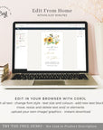MARISOL Sunflower Save the Date Electronic Template