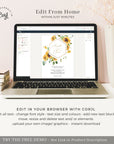 MARISOL Sunflower Wedding Invitation Template
