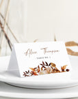 MARIGOLD Fall Wedding Place Cards Printable