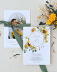 MARISOL Sunflower Wedding Invitation Template