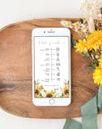MARISOL Electronic Wedding Invitations with Sunflowers and Roses
