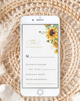 MARISOL Rustic Electronic Wedding Invitation and Rsvp