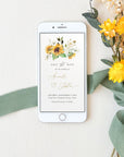 MARISOL Sunflower Save the Date Electronic Template