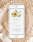 MARISOL Sunflower Save the Date Electronic Template