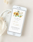 MARISOL Sunflower Save the Date Electronic Template