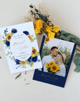 IVY Rustic Sunflower Save the Date Template