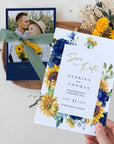 IVY Printable Sunflower Save the Date with Photo