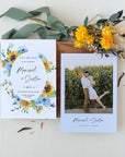 IVY Printable Wedding Save the Date Sunflower