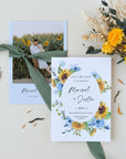 IVY Printable Wedding Save the Date Sunflower