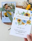 IVY Printable Floral Save the Date with Photo