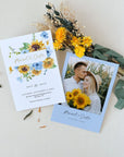 IVY Printable Floral Save the Date with Photo