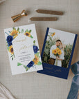 IVY Wedding Invites with Sunflowers Template