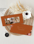 SCARLETT Boarding Pass Save the Date Template
