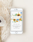 IVY Digital Save the Date Templates Sunflowers