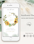 MARISOL Rustic Sunflower Save the Date Digital