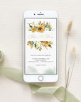 MARISOL Sunflower Wedding Invitation Digital