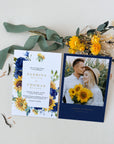 IVY Floral Wedding Invitation Suite Template
