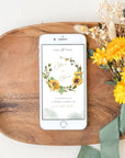 MARISOL Rustic Sunflower Save the Date Digital