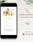 MARISOL Sunflower Save the Date Electronic Template