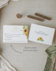 MARISOL Rustic Wedding Invitation Set Template