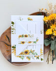 MARISOL Sunflower Wedding Invitation Suite Template
