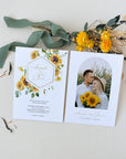 MARISOL Sunflower Wedding Invitation Template
