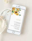 MARISOL Rustic Electronic Wedding Invitation and Rsvp