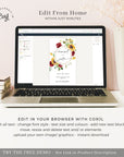 RUBY Rustic Save the Date Electronic Invitation