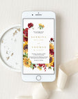 RUBY Fall Wedding Invitation Digital Cards
