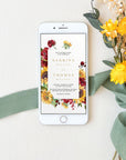 RUBY Fall Wedding Invitation Digital Cards