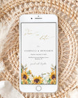 MARISOL Electronic Save the Date Sunflower and Roses