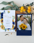IVY Printable Sunflower Save the Date with Photo