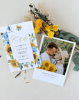IVY Printable Save the Date Dusty Blue
