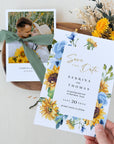 IVY Printable Save the Date Dusty Blue