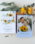IVY Printable Floral Save the Date with Photo