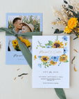IVY Printable Floral Save the Date with Photo