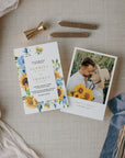 IVY Printable Wedding Invitations Roses and Sunflowers