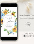 IVY Sunflower Save the Date Evite